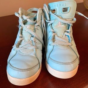 Baby Blue Little Kid Air Jordan 6
